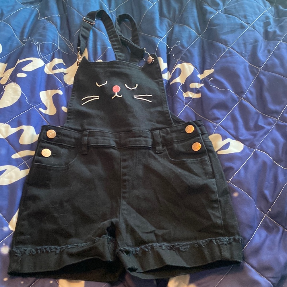 Cutie patootie overall shorts